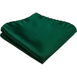France Men's Solid Pocket Square Microfiber Satin Free Size-image-10