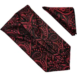 VOICI Mens Ascot Necktie and Pocket Square Cravat-picture-26