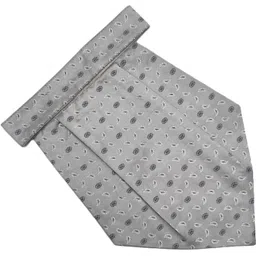 VOICI Mens Cravats Necktie Silver Grey Color Cravat-picture-27
