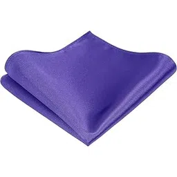 voici France Premium Mens Satin Wedding Handkerchief Pocket Square purple color free size-picture-27