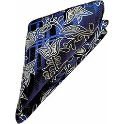 voici France - Premium Pocket Square Men Satin Wedding Handkerchief Multicolor Free Size-picture-31