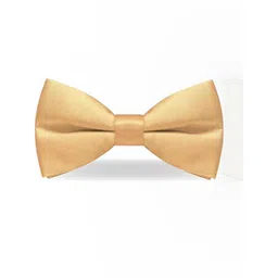VOICI Gold Satin Solid Bow Tie-image-32
