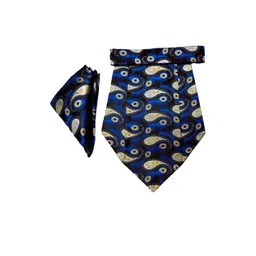 VOICI Men Woven Design Paisley Design Cravats & Pocket Square Combo-picture-26