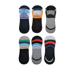 VOICI Pack of 6 Unisex No-Show Loafer Socks-picture-40