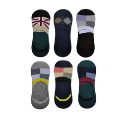 Voici Unisex Pair Of 6 No-Show Loafer Socks-picture-24