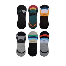 VOICI Unisex Set Of 6 No-Show Loafer Socks-picture-17