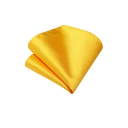 VOICI Yellow Solid Pocket Squares-image-48
