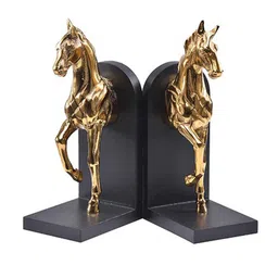 voidrop Trotting Horse Set Of 2 Gold Aluminium Bookends image 5