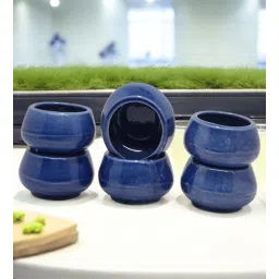 voidrop (Set of 6) Blue Ceramic Mini Dip Bowl-picture-18