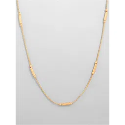 VOJ Gold Plated & Gold Pipe Designed Chain for Women image 5