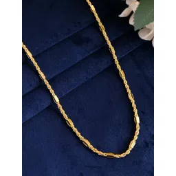 VOJ Gold Plated Pipe Chain-picture-19
