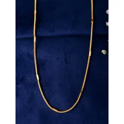 VOJ Gold Plated Pipe Chain For Women-picture-17