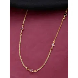 VOJ Gold Plated Square Shaped Stainless Steel Chain-picture-31