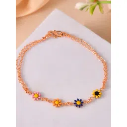 VOJ Rose Gold Tone Plated Bracelet for Women-image-30