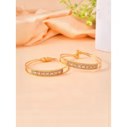 VOJ Set Of 2 Gold-Plated Stones-Studded Bangles-picture-19