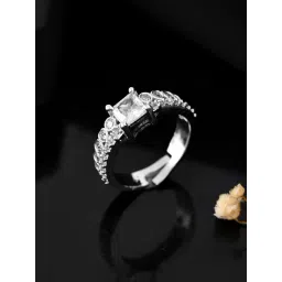 VOJ Silver Plated Ring for Women-picture-15