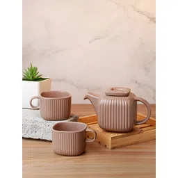 Vola Global LLP Brown Porcelain Matte Mugs Set of Cups and Mugs-picture-42