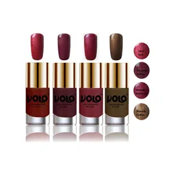 VOLO Extra Shine Nail Polish - 9.9 ml - Metallic Red-picture-25