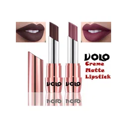 VOLO Set Of 2 Creamy Matte Lipstick- 3.5g- Cherry- Plum- Chocolate-635- 636-picture-39