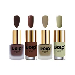 VOLO Set Of 4 Velvet Matte & Extra Shine Nail Polish-8 ml & 9.9 ml Each Shade 02- 37-19-40-picture-11