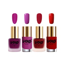 VOLO Set Of 4 Velvet Matte & Extra Shine Nail Polish-8 ml & 9.9 ml Each Shade 14-36-35-38-picture-35