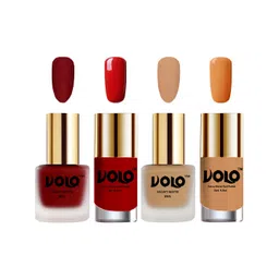 VOLO Set Of 4 Velvet Matte & Extra Shine Nail Polish-8 ml & 9.9 ml Each Shade 22-42-36-50-picture-21