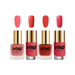 VOLO Set Of 4 Velvet Matte & Extra Shine Nail Polish-8 ml & 9.9 ml Each Shade 41-44-49-56-picture-20