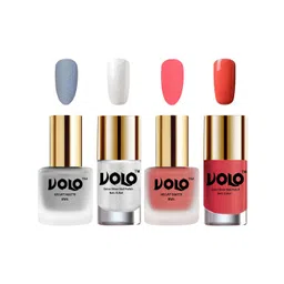 VOLO Set Of 4 Velvet Matte & Extra Shine Nail Polish - 8 ml Each - 33 - 41 - 46 - 49-picture-12