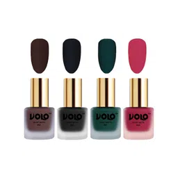 VOLO Set Of 4 Velvet Matte Nail Polish - 8 ml Each - 2 - 5 - 12 - 43-picture-24