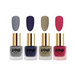 VOLO Set Of 4 Velvet Matte Nail Polish-8 ml Each Shade -20 -31 -37 -43-picture-38