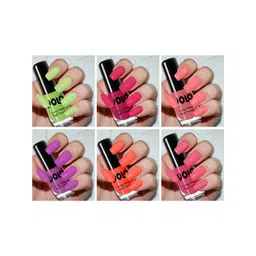 VOLO Set Of 6 Color Rich Toxic Free Perfection Shine Nail Polish - 5 ml Each - VT-032-picture-26