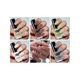 VOLO Set of 6 Color Rich Toxic Free Perfection Shine Nail Polish-5ml Each-VT-069-picture-23