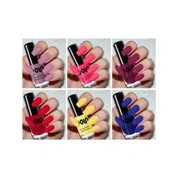 VOLO Set Of 6 Long Wear Nail Polish- 5ml Each- Shade VT-078-picture-31