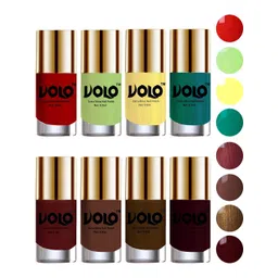 VOLO Set Of 8 Extra Shine Nail Polish 9.9 ml Each Combo 73-picture-37