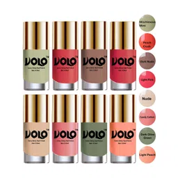 VOLO Set Of 8 Extra Shine Nail Polish-  9.9ml-Combo-No-06-picture-40