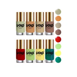 VOLO Set Of 8 Extra Shine Nail Polish-  9.9ml Each-Combo-No-32-picture-12