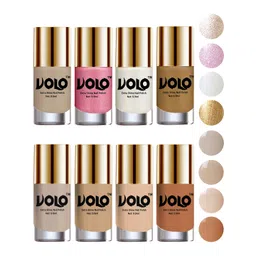 VOLO Set Of 8 High-Shine Long Lasting Nail Polish - 9.9 ml Each- Combo No-09-picture-26