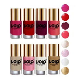 VOLO Set Of 8 High-Shine Long Lasting Nail Polish - 9.9 ml Each - Combo-No-37-picture-38