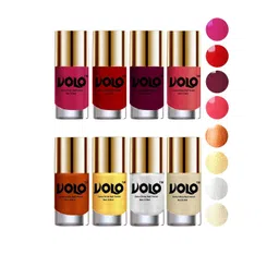 VOLO Set Of 8 High-Shine Professional Nail Polish-9ml Each-Combo No-38-picture-29