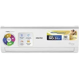 Voltas 1 ton 3 Star Inverter Split AC (Copper, 4-in-1 Adjustable Mode, Anti-dust Filter, 123V Vectra CAE, White)-image-0