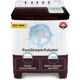 voltas beko 7 kg Semi Automatic Top Load White, Maroon-picture-11