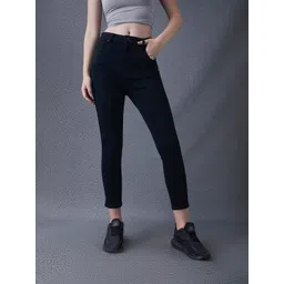 VOLTEDGE Women Comfort Skinny Fit High-Rise Slash Knee Stretchable Jeans-picture-35