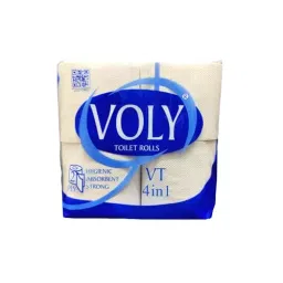 Voly 2 Ply VT Toilet Paper Rolls 4in1 10x10 cm, 1300 Pulls (325 Pulls x 4 Pcs)-picture-45