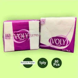 Voly Ultra Tissue Paper Napkins 27x26 cm, 720 Pcs (80 Pcs x 9 Pkt) image 2
