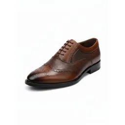 Von huette Round Toe Lace-Ups Brogues Formal Shoes-picture-12