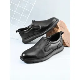 VONTONY Men Leather Loafers-picture-38