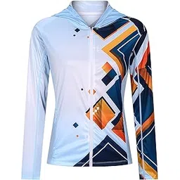 voofly Women's UPF 50+ Sun Protection Shirt Printed UV Hoodie Jacket Full Zip with Pockets-picture-44