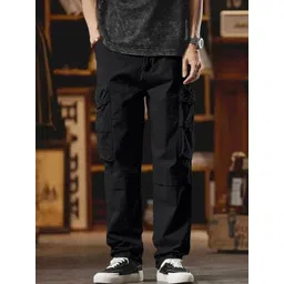 VOOTER Men Relaxed Cargos Trousers-picture-24