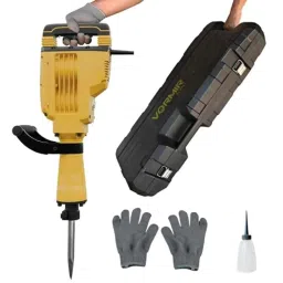 Vormir VR DH45-20 1500W 30mm 1900bpm Yellow Electric Demolition Hammer Set, DH4520V000-picture-10