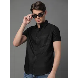 Voroxy  Spread Collar Short Sleeves Casual Shirt-picture-19